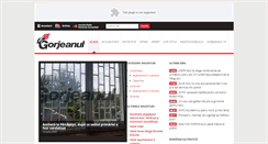 Desktop Screenshot of gorjeanul.ro
