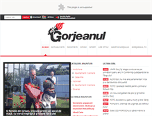Tablet Screenshot of gorjeanul.ro